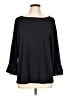 Ann Taylor Black 3/4 Sleeve Top Size L - photo 1
