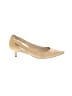 Via Spiga 100% Leather Gold Heels Size 8 1/2 - photo 1