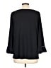 Ann Taylor Black 3/4 Sleeve Top Size L - photo 2