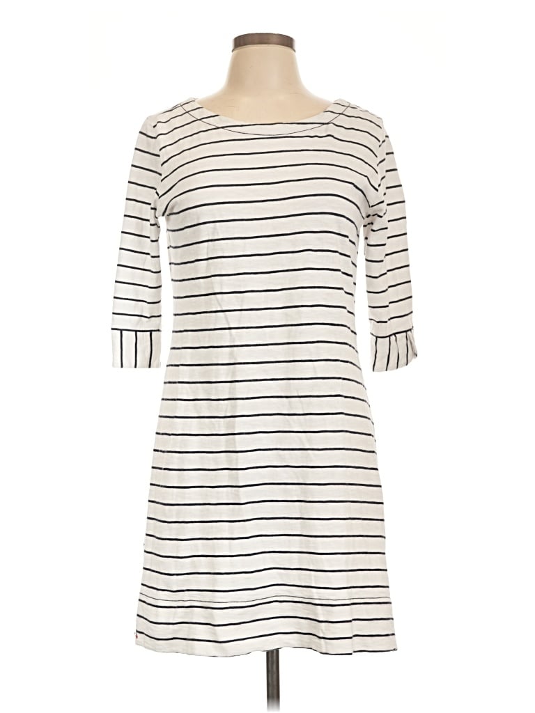 Pre-owned Hatley 3/4 Sleeve Top Ivory Boatneck Tops