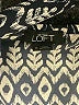 Ann Taylor LOFT Graphic Black Jumpsuit Size M - photo 4