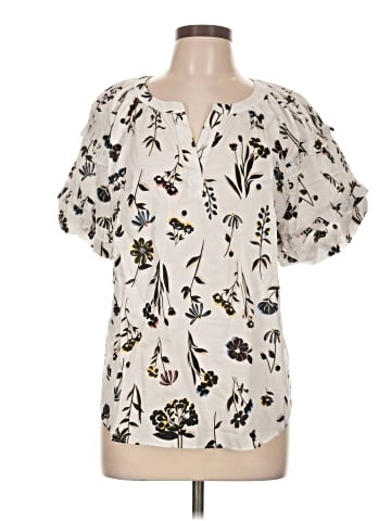 Ann Taylor Short Sleeve Blouse (view 1)