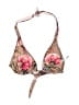 Vitamin A Floral Tan Swimsuit Top Size 10 - photo 1