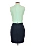 BCBGMAXAZRIA Color Block Teal Cocktail Dress Size 0 - photo 2