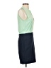 BCBGMAXAZRIA Color Block Teal Cocktail Dress Size 0 - photo 4