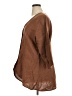Flax 100% Linen Brown 3/4 Sleeve Button-Down Shirt Size 14 (L) - photo 5