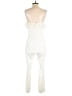 Saylor Solid Ivory Jumpsuit Size 4 - photo 2