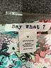 Say What? 100% Polyester White Red Kimono Size M - photo 7