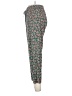 Cotélac 100% Polyester Floral Teal Casual Pants Size Lg (3) - photo 5