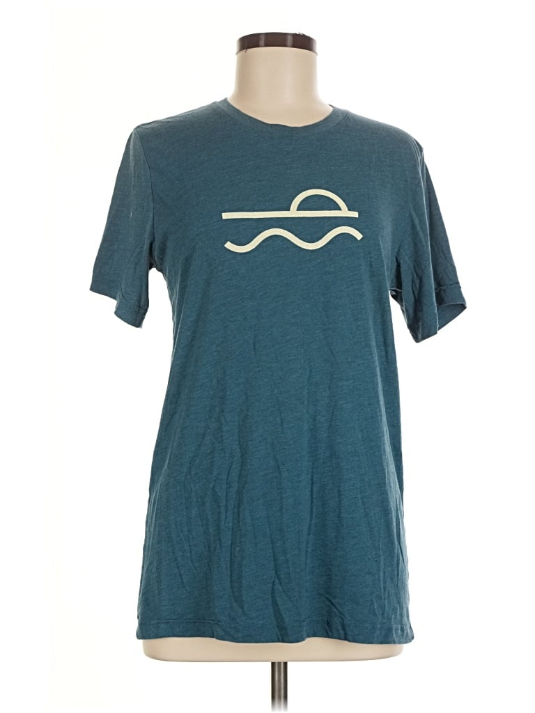 Pre-owned Bella+canvas Short Sleeve T-shirt In Teal
