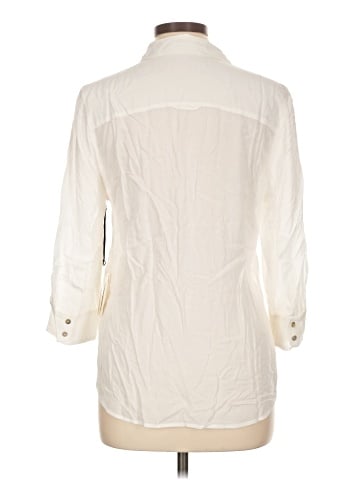 L'Agence 3/4 Sleeve Button-Down Shirt (view 2)