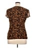 Apt. 9 100% Nylon Brown Short Sleeve Top Size XL - photo 2