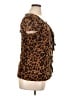 Apt. 9 100% Nylon Brown Short Sleeve Top Size XL - photo 4