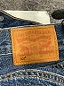 Levi's 100% Cotton Blue Denim Shorts Size 24 waist - photo 3