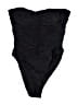 J.Crew Solid Black One Piece Swimsuit Size 12 - photo 1