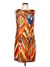 AGB Graphic Orange Casual Dress Size 12 - photo 1