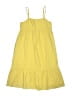 Uniqlo Solid Yellow Dress Size 160 cm / US 14 - photo 1