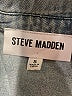 Steve Madden Argyle Blue Denim Jacket Size S - photo 6