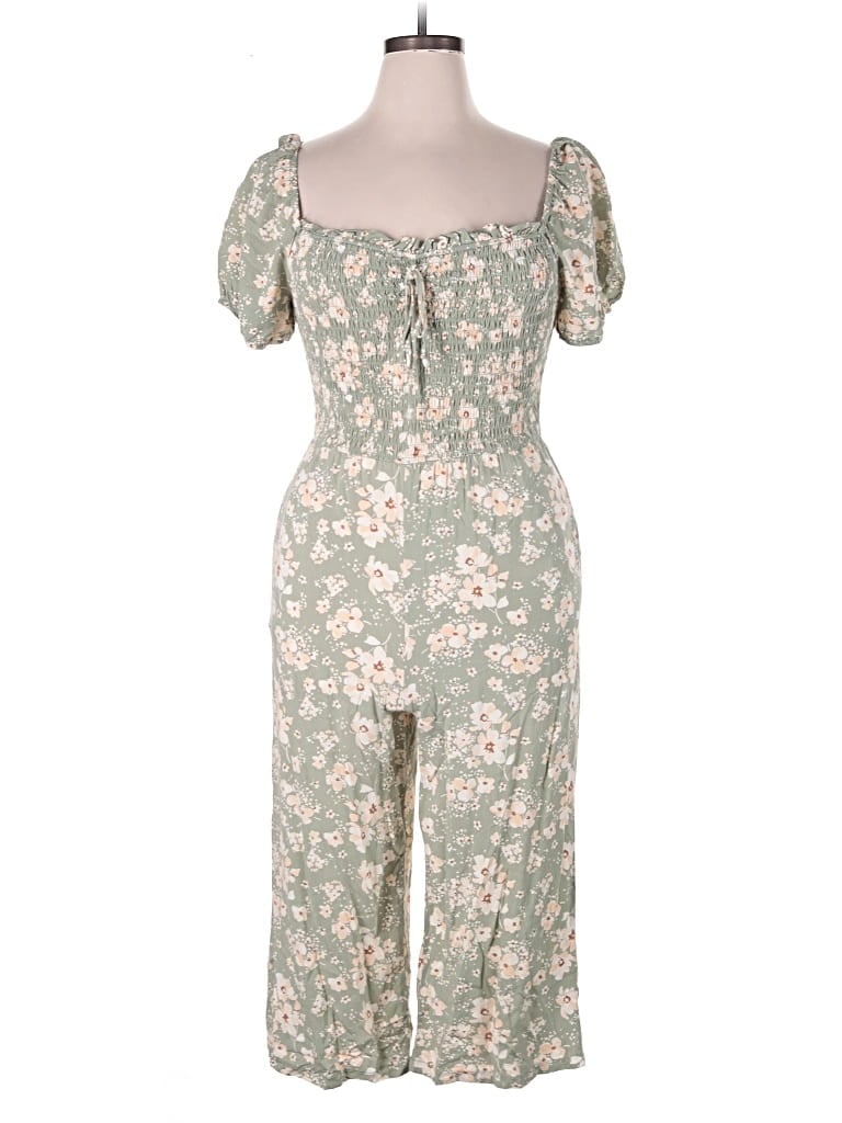 Pre-owned Lily Rose Jumpsuit In Green