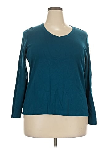 St. John's Bay 3/4 Sleeve T-Shirt (view 1)