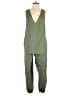 ABLE Solid Green Jumpsuit Size M - photo 1