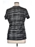 Made for Life Stripes Gray Active T-Shirt Size XL - photo 2
