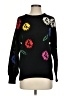 Escada by Margaretha Ley 100% Baumwolle Floral Black Pullover Sweater Size EU 34 / US 4 - photo 1