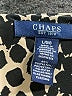 Chaps Animal Print Black Cocktail Dress Size L - photo 7