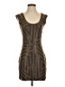 Express Graphic Brown Cocktail Dress Size XS - photo 1