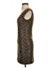 Express Graphic Brown Cocktail Dress Size XS - photo 5