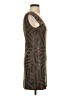 Express Graphic Brown Cocktail Dress Size XS - photo 4