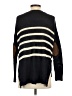 Harper Stripes Black Pullover Sweater Size S - photo 2
