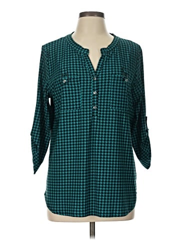 NY Collection 3/4 Sleeve Blouse (view 1)