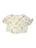 Zara Ivory Short Sleeve Blouse Size 6 - photo 1