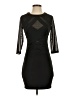 Bebe Argyle Black Cocktail Dress Size S - photo 1