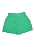 J.Crew 100% Linen Solid Green Shorts Size XS - photo 2