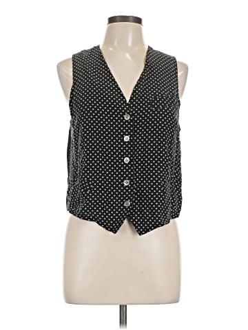 DKNY Sleeveless Silk Top (view 1)
