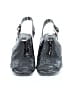 Brighton Floral Black Sandals Size 6 1/2 - photo 2