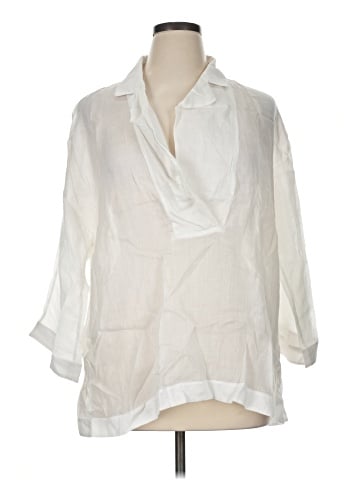 Lafayette 148 New York 3/4 Sleeve Blouse (view 1)
