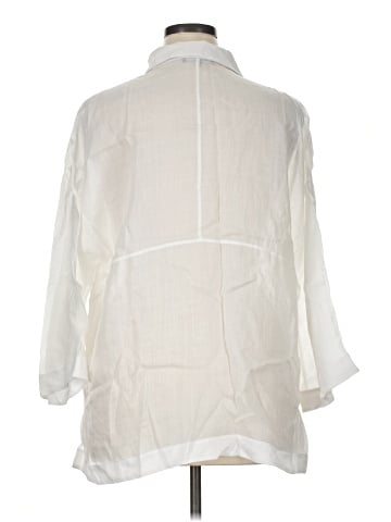 Lafayette 148 New York 3/4 Sleeve Blouse (view 2)