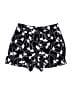 Ann Taylor 100% Viscose Print Black Shorts Size 6 - photo 1