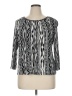 Ruby Rd. Silver 3/4 Sleeve Blouse Size XL (petite) - photo 1
