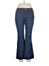 Eddie Bauer 100% Cotton Chevron-herringbone Blue Jeans Size 10 Petite - photo 1