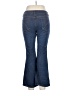 Eddie Bauer 100% Cotton Chevron-herringbone Blue Jeans Size 10 Petite - photo 2