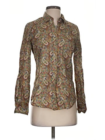 Liberty Art Fabrics for J.Crew Long Sleeve Blouse (view 1)
