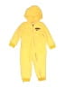 Nike 100% Polyester Solid Yellow Long Sleeve Onesie 12-18 MO / 18 MO - photo 1