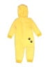 Nike 100% Polyester Solid Yellow Long Sleeve Onesie 12-18 MO / 18 MO - photo 2