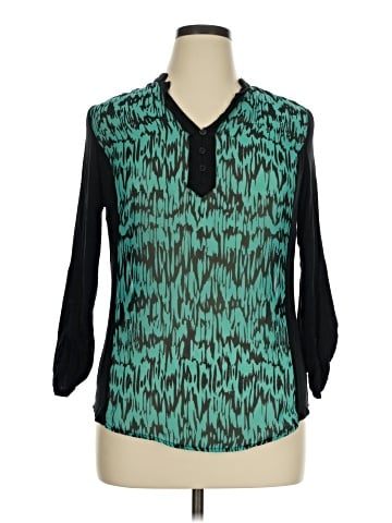 AGB 3/4 Sleeve Blouse (view 1)