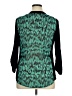 AGB Teal 3/4 Sleeve Blouse Size XL - photo 2