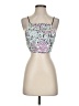 Motel 100% Polyester Silver Sleeveless Top Size S - photo 1